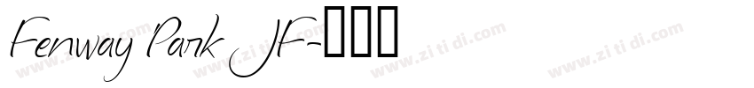 Fenway Park JF字体转换